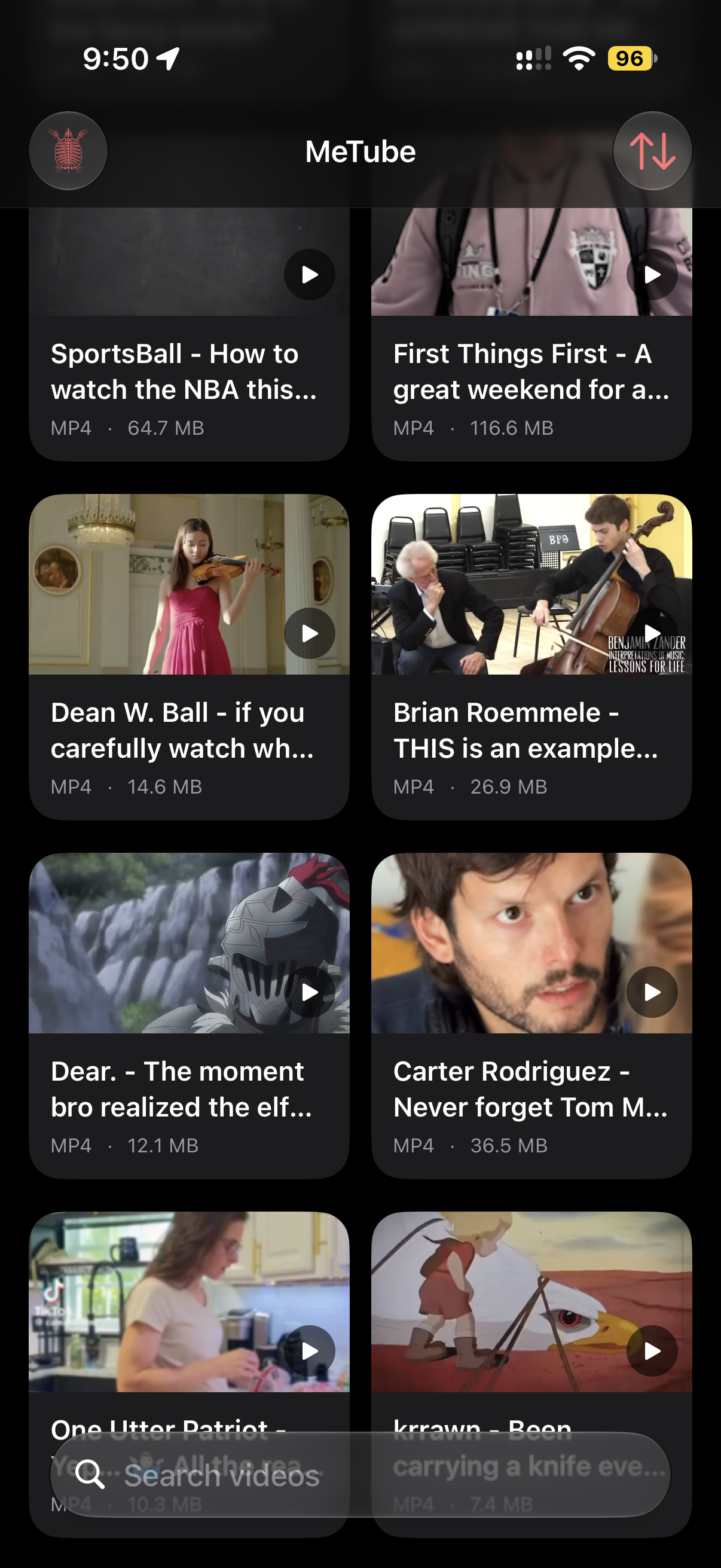 iOS App Usage Screenshot