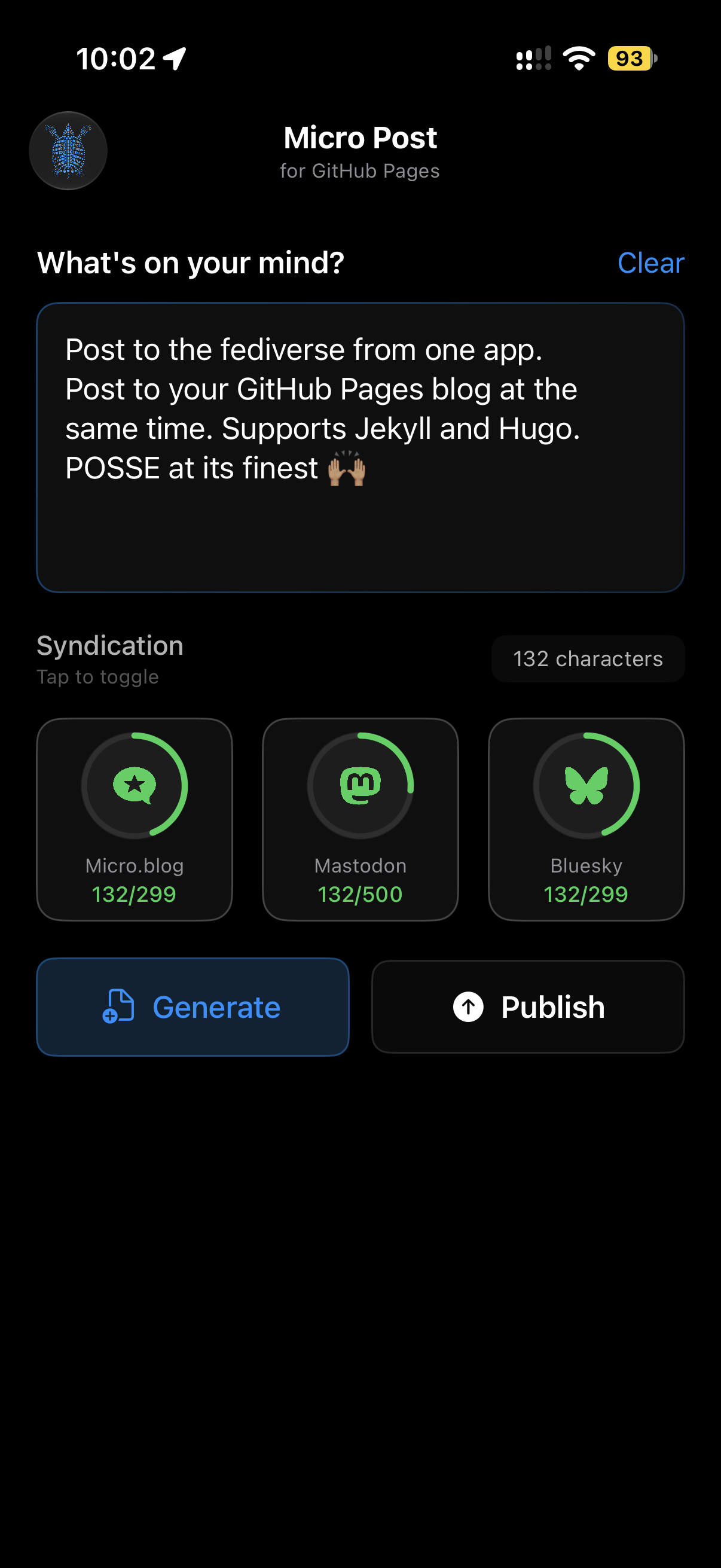 iOS App Usage Screenshot