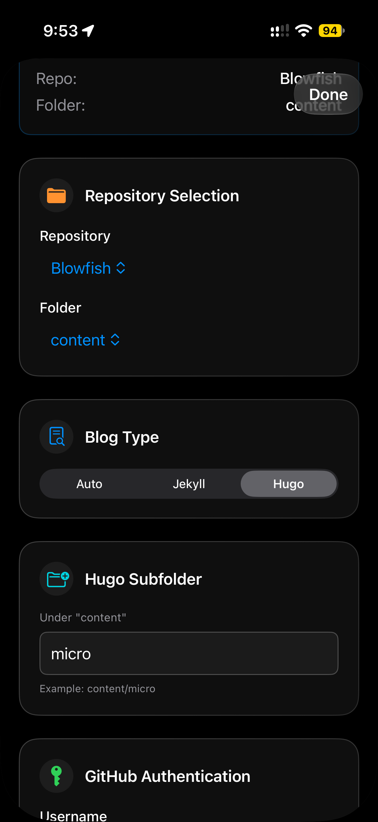 iOS App Usage Screenshot